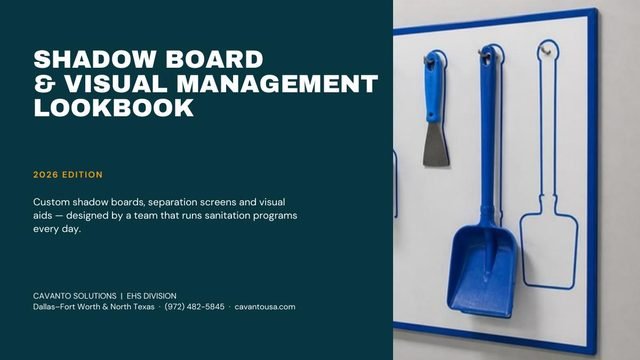 Cover of the Cavanto Shadow Board and Visual Management Lookbook